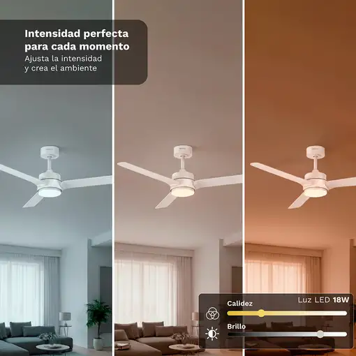 Ventiladores techo Blanco GRUNKEL