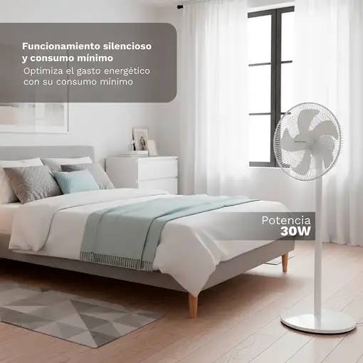 Ventiladores pie/suelo Blanco GRUNKEL