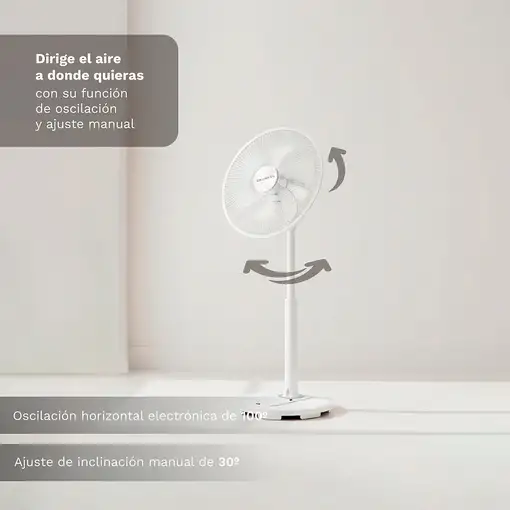Ventiladores pie/suelo Blanco GRUNKEL