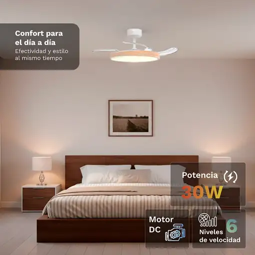 Ventiladores techo Blanco GRUNKEL