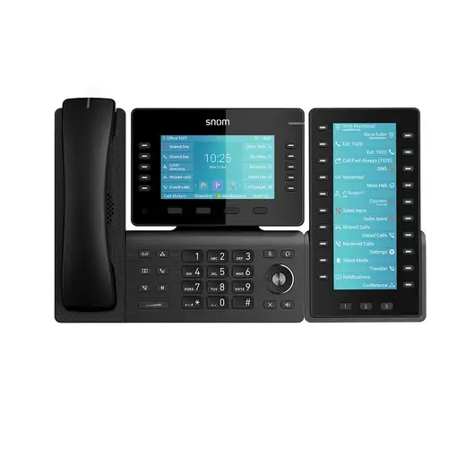 Snom D8C Teléfono inteligente Identificador de llamadas Negro
