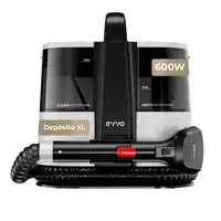 Limpiatapicerías EVVO AM65, 600W, Depósito 1.5L, Accesorios XXL y Ventanas