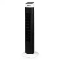 Ventilador torre negro y blanco, 45 W, 3 velocidades, TWM 0930 ORBEGOZO Ventilador torre negro y blanco, 45 W, 3 velocidades, TWM 0930 ORBEGOZO
