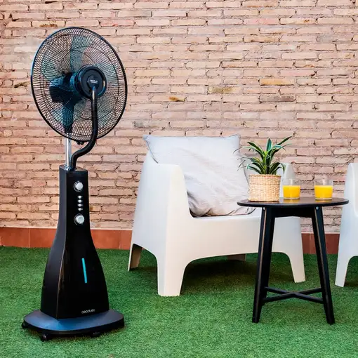 Ventilador nebulizador negro, 90 W, nergySilence 590 FreshEssence CECOTEC