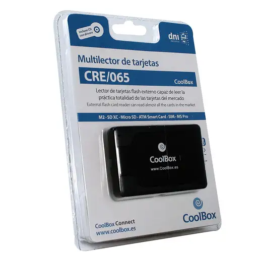 CoolBox CRE-065 lector de tarjeta USB 2.0 Negro