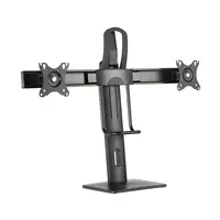 AISENS Soporte De Mesa Pro Contrapeso Giratorio E Inclinable Para 2 Monitores 6kg