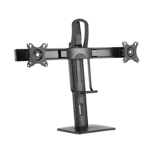 AISENS Soporte De Mesa Pro Contrapeso Giratorio E Inclinable Para 2 Monitores 6kg