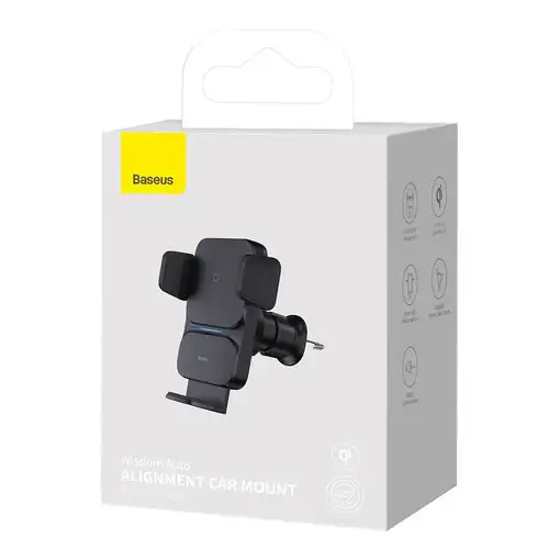 Baseus Wisdom Car Mount Wireless Charger Soporte activo para teléfono móvil