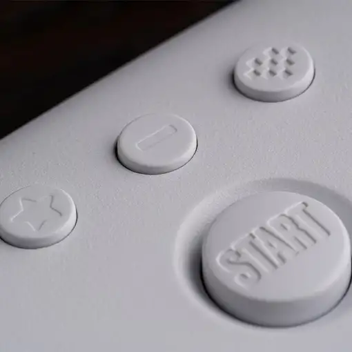 Joystick 8Bitdo 64 Inalámbrico Bluetooth/USB Gamepad Analógico  Blanco