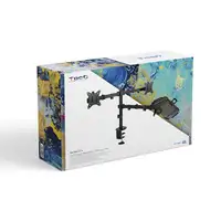 TooQ Soporte de Mesa para 2 Pantallas 17''-32'' y Portátil, Negro