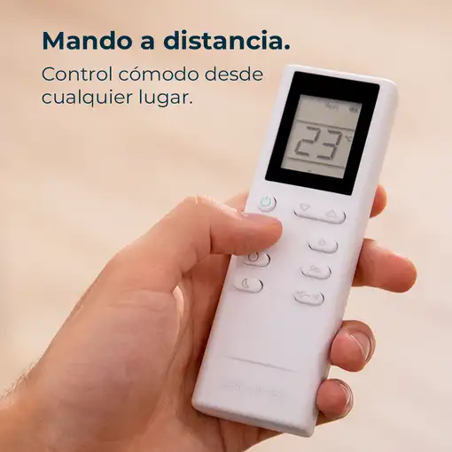 Aire acondicionado portátil, Forceclima 12600 Soundless Heating Essential CECOTEC