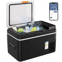 Nevera Portátil Eléctrica 30L con Compresor Control por App Negro Outsunny Nevera Portátil Eléctrica 30L con Compresor Control por App Negro Outsunny