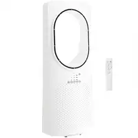 Ventilador de Torre Silencioso sin Aspas Mando a Distancia Oscilación 45° HOMCOM Ventilador de Torre Silencioso sin Aspas Mando a Distancia Oscilación 45° HOMCOM