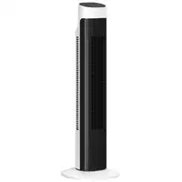 Ventilador de Torre Silencioso con Control Remoto 3 Velocidades 3 Modos HOMCOM Ventilador de Torre Silencioso con Control Remoto 3 Velocidades 3 Modos HOMCOM