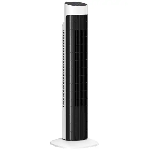 Ventilador de Torre Silencioso con Control Remoto 3 Velocidades 3 Modos HOMCOM Ventilador de Torre Silencioso con Control Remoto 3 Velocidades 3 Modos HOMCOM