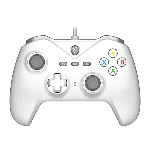 MSI FORCE GC200 WHITE mando y volante Blanco USB Gamepad Analógico/Digital