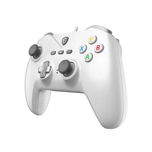 MSI FORCE GC200 WHITE mando y volante Blanco USB Gamepad Analógico/Digital