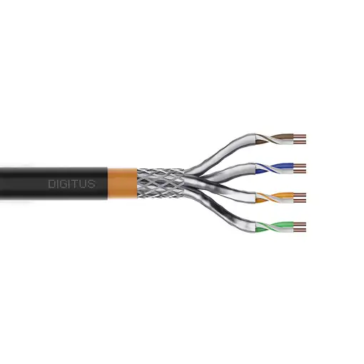 Digitus Cable de datos CAT 7 S/FTP - cable de instalación subterránea, 1000 m, sim Digitus Cable de datos CAT 7 S/FTP - cable de instalación subterránea, 1000 m, sim