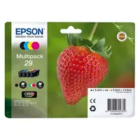 Epson Strawberry Multipack 4-colours 29 Claria Home Ink Epson Strawberry Multipack 4-colours 29 Claria Home Ink