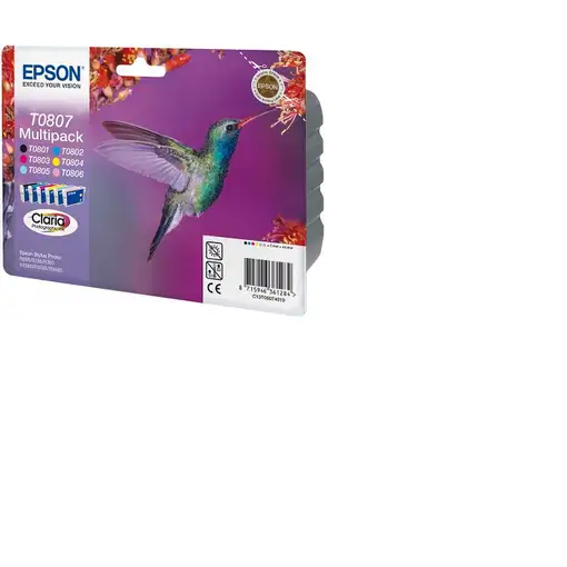 Epson Multipack 6-colours T0807 Claria Photographic Ink