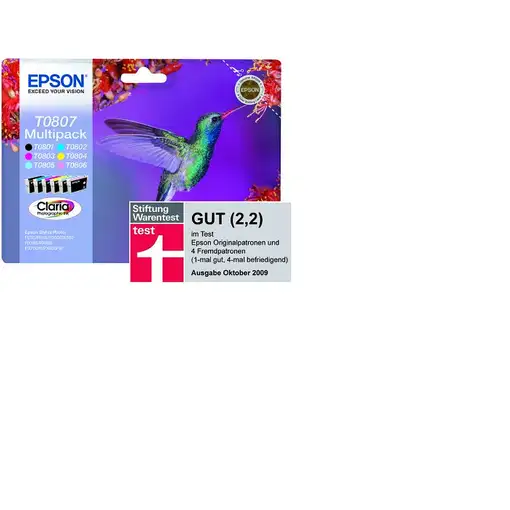 Epson Multipack 6-colours T0807 Claria Photographic Ink