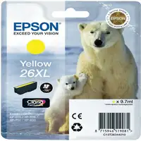 Epson Polar bear Cartucho 26XL amarillo Epson Polar bear Cartucho 26XL amarillo