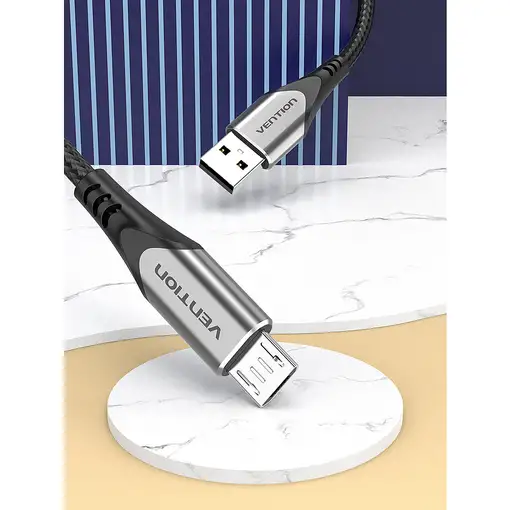 Vention COAHC cable USB USB 2.0 0,25 m USB A Micro-USB B 0,48 Gbit/s Negro