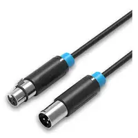 Vention BBFBJ cable de audio 5 m XLR Negro Vention BBFBJ cable de audio 5 m XLR Negro