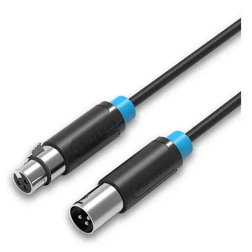 Vention BBFBJ cable de audio 5 m XLR Negro Vention BBFBJ cable de audio 5 m XLR Negro