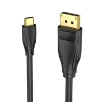 Vention CGYBG adaptador de cable de vídeo 1,5 m USB Tipo C DisplayPort Negro Vention CGYBG adaptador de cable de vídeo 1,5 m USB Tipo C DisplayPort Negro