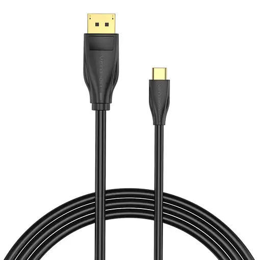 Vention CGYBG adaptador de cable de vídeo 1,5 m USB Tipo C DisplayPort Negro