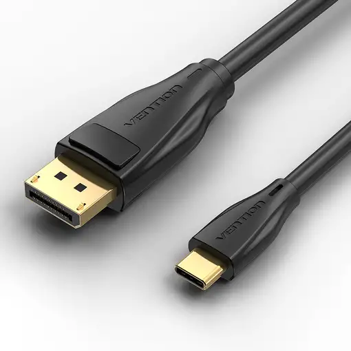 Vention CGYBG adaptador de cable de vídeo 1,5 m USB Tipo C DisplayPort Negro