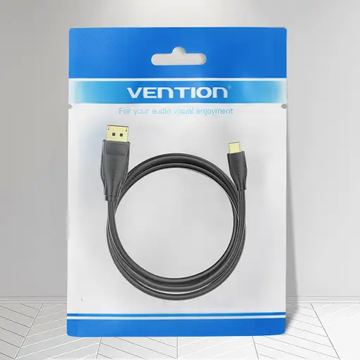 Vention CGYBG adaptador de cable de vídeo 1,5 m USB Tipo C DisplayPort Negro