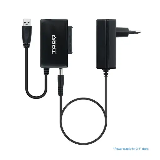 TooQ TQHDA-01A base de conexión para disco duro USB 3.2 Gen 1 (3.1 Gen 1) Type-A N