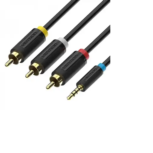 Vention BCCBG cable de audio 1,5 m 2,5mm 3 x RCA Negro Vention BCCBG cable de audio 1,5 m 2,5mm 3 x RCA Negro