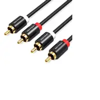 Vention VAB-R06-B300 cable de audio 3 m RCA Negro Vention VAB-R06-B300 cable de audio 3 m RCA Negro