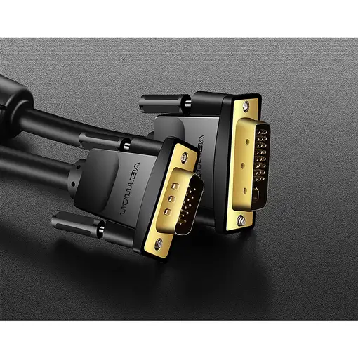 Vention EACBH adaptador de cable de vídeo 2 m DVI VGA (D-Sub) Negro