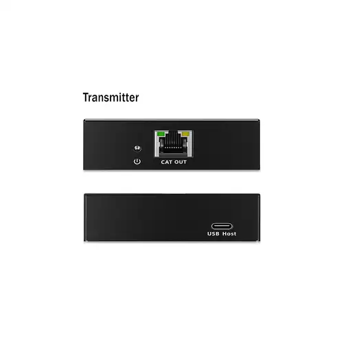Digitus Extensor USB 3.2 Gen1 CAT, 5 Gbps, 4 puertos: 3x USB-A / 1x USB-C, 100m