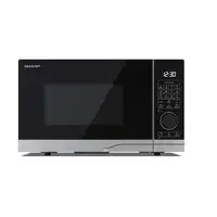 Microondas con grill, 28 L, 900 W, YC-PC284AE-S SHARP
