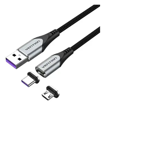 Vention CQNHD cable USB USB 2.0 0,5 m USB A USB C/Micro-USB B 0,48 Gbit/s Negro Vention CQNHD cable USB USB 2.0 0,5 m USB A USB C/Micro-USB B 0,48 Gbit/s Negro