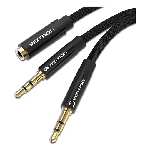 Vention BBLBF cable de audio 1,5 m 3,5mm Negro