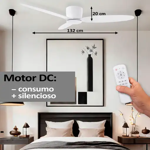 Ventilador de techo VT555 HJM sin luz