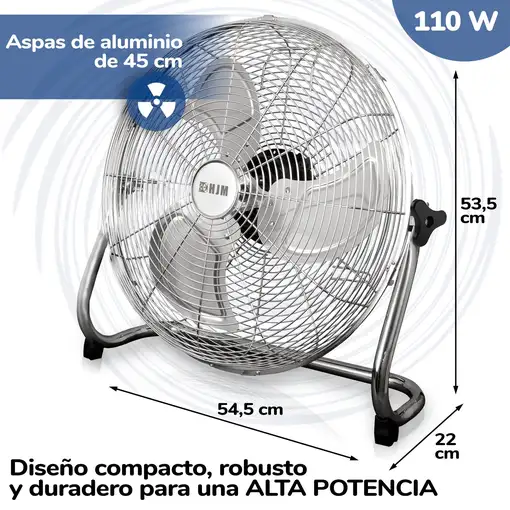 Ventilador de suelo FE45  45CM 110W HJM