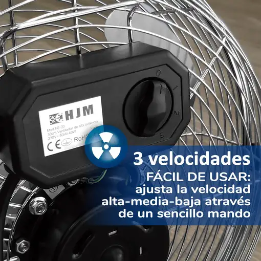 Ventilador de suelo FE45  45CM 110W HJM