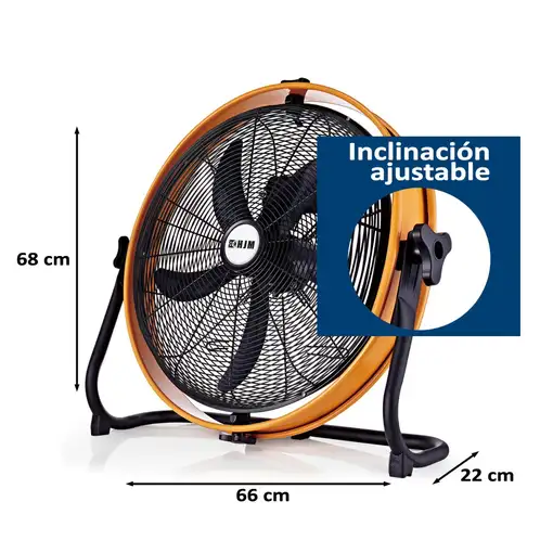 Ventilador de suelo FE593  50cm 120W HJM