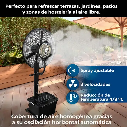 Ventilador nebulizador ext VIT990  65cm 210W HJM