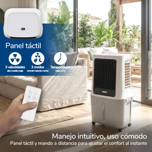 Climatizador evaporativo CLIM512 1800 m³/h HJM