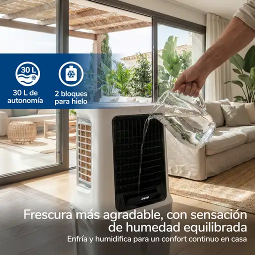 Climatizador evaporativo CLIM512 1800 m³/h HJM