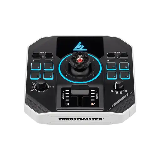 Thrustmaster Sol-R 2 HOSAS Space Sim Duo Negro, Blanco USB Palanca de vuelo Analóg