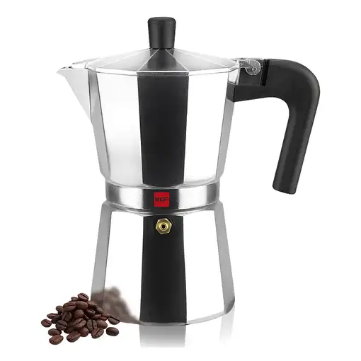 Cafeteras italianas Negro 12 cups 01PACFKEN12 MAGEFESA Cafeteras italianas Negro 12 cups 01PACFKEN12 MAGEFESA